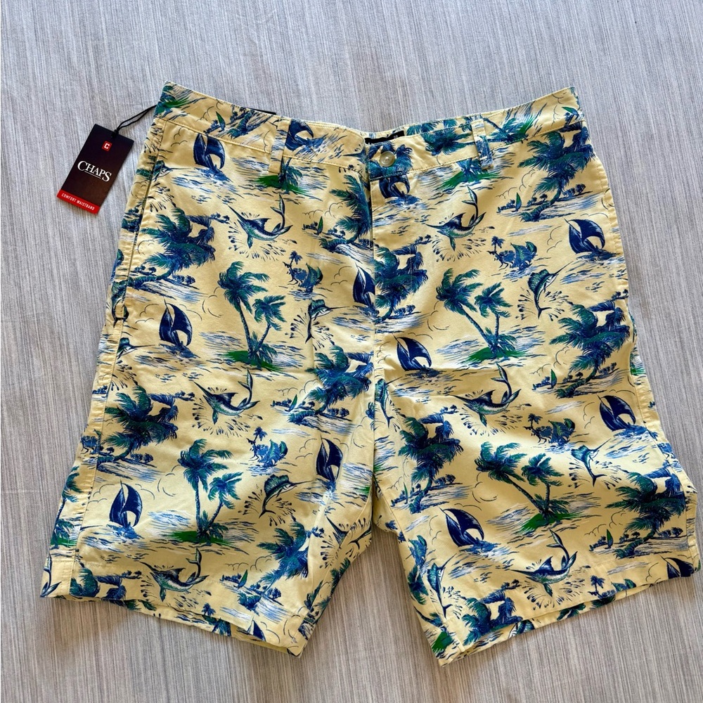Chaps Men's Tropical Print Short
